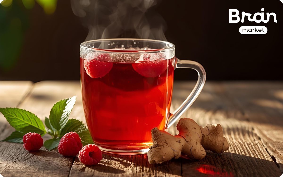 caj malinik zazvor bricho